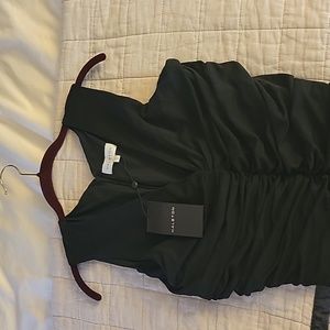 Halston Alessia Ruched Sleeveless Dress